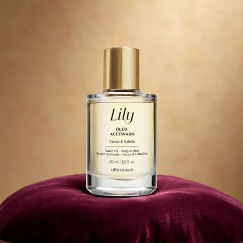 O Boticário Lily Multifunctional Satin Body and Hair Oil 50ml