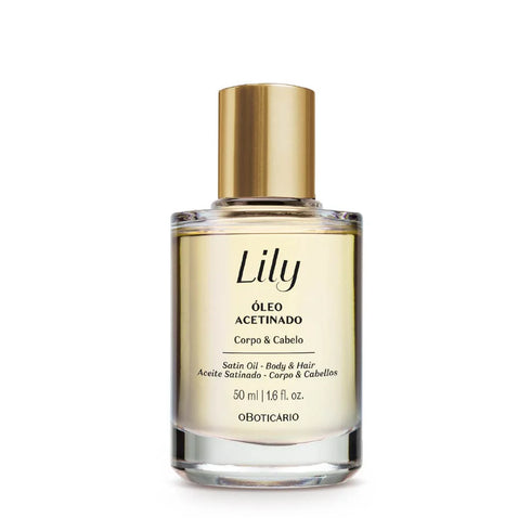 O Boticário Lily Multifunctional Satin Body and Hair Oil 50ml