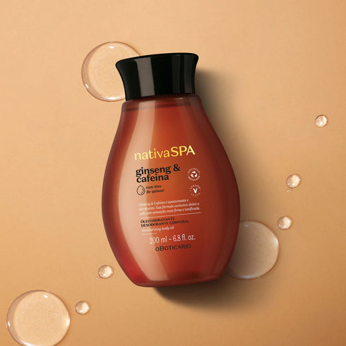 O Boticário Nativa Spa Ginseng and Caffeine Moisturizing Body Oil 200ml