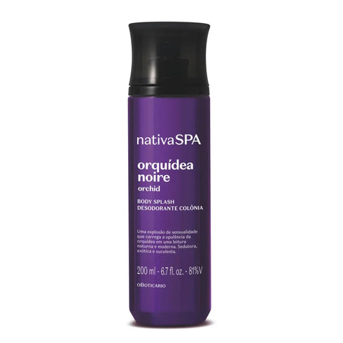 O Boticário Orquídea Noire Body Splash Nativa Spa 200ml