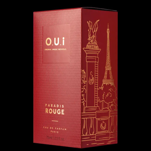 O.U.i Paradis Rouge Eau de Parfum 75ml - Step Into Parisian Paradise