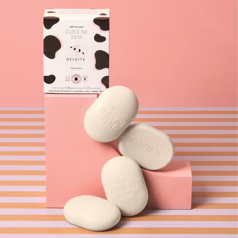 O Boticário Cuide-se Bem Deleite Bar Soap 4 x 80g