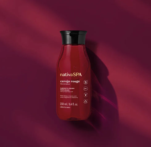 O Boticário Nativa SPA Cherry Rouge Perfumed Liquid Soap 250ml