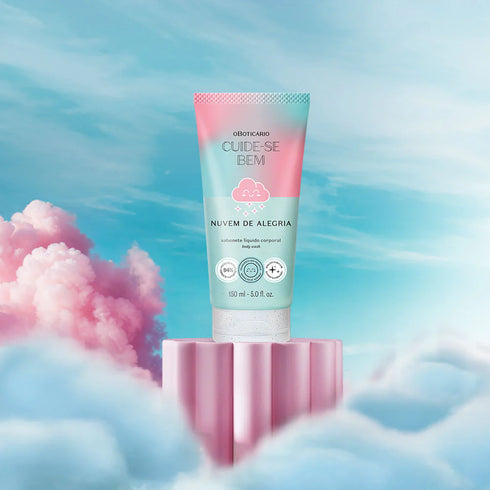 O Boticário Cuide-se Bem Nuvem de Alegria Liquid Body Wash 150ml