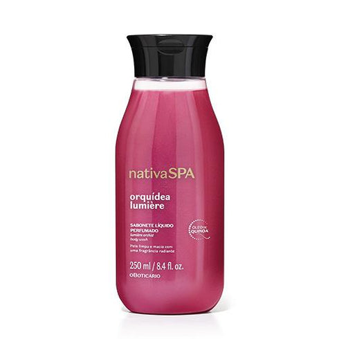 O Boticário Nativa SPA Orchid Lumière Perfumed Liquid Soap 250ml