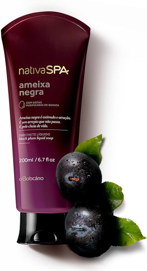 O Boticário Nativa SPA Ameixa Negra (Black Plum) Shower Gel 200ml