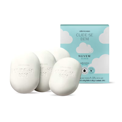 O Boticário Cuide-se Bem Nuvem Bar Soap Set 4x80g