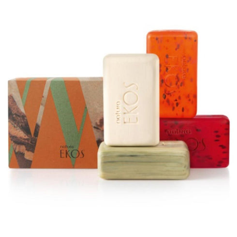Natura Creamy and Exfoliating Soap Bars 4 X 100g