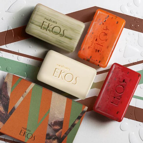 Natura Creamy and Exfoliating Soap Bars 4 X 100g